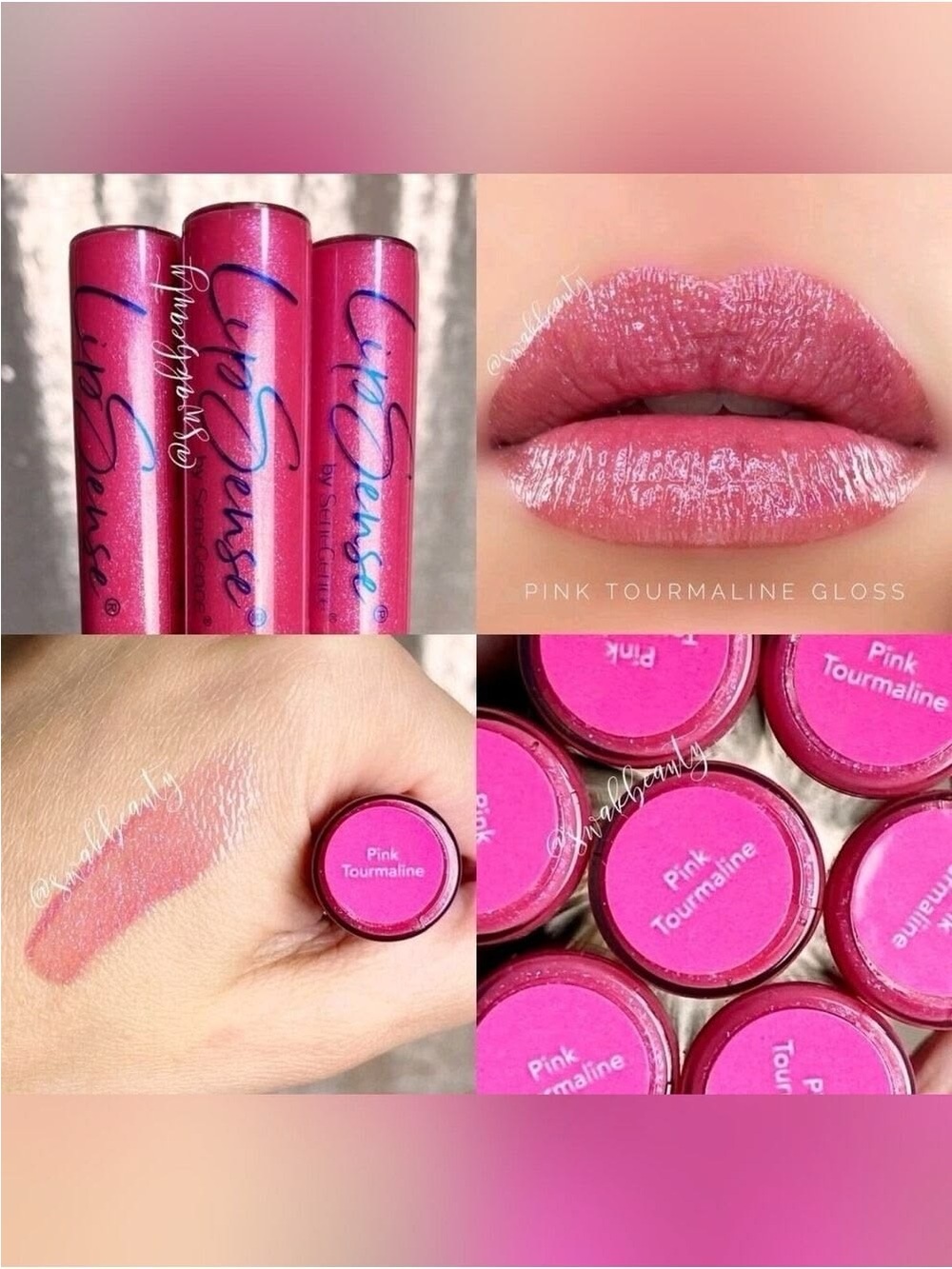 SeneGence Pink Tourmaline Lip Gloss - Bright Pink Shine